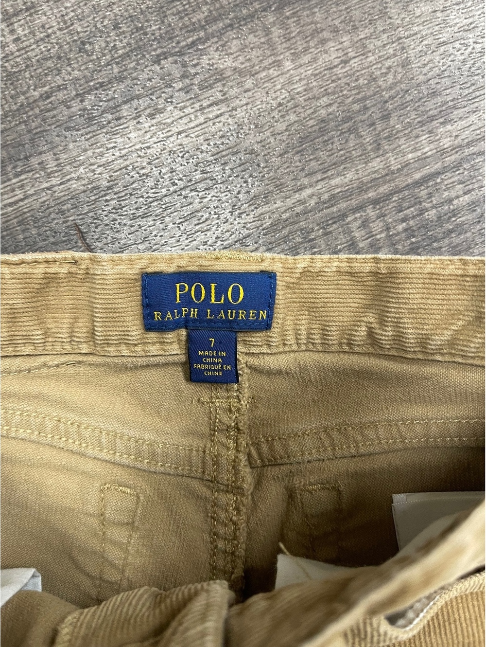Polo Ralph Lauren Boys' Tan Corduroy Pants Size 7 - Picture 4 of 5
